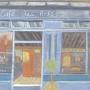 Café des Arts -  An inspiration from Paris<br />    2010   pastel    70 x 50cm  Framed   